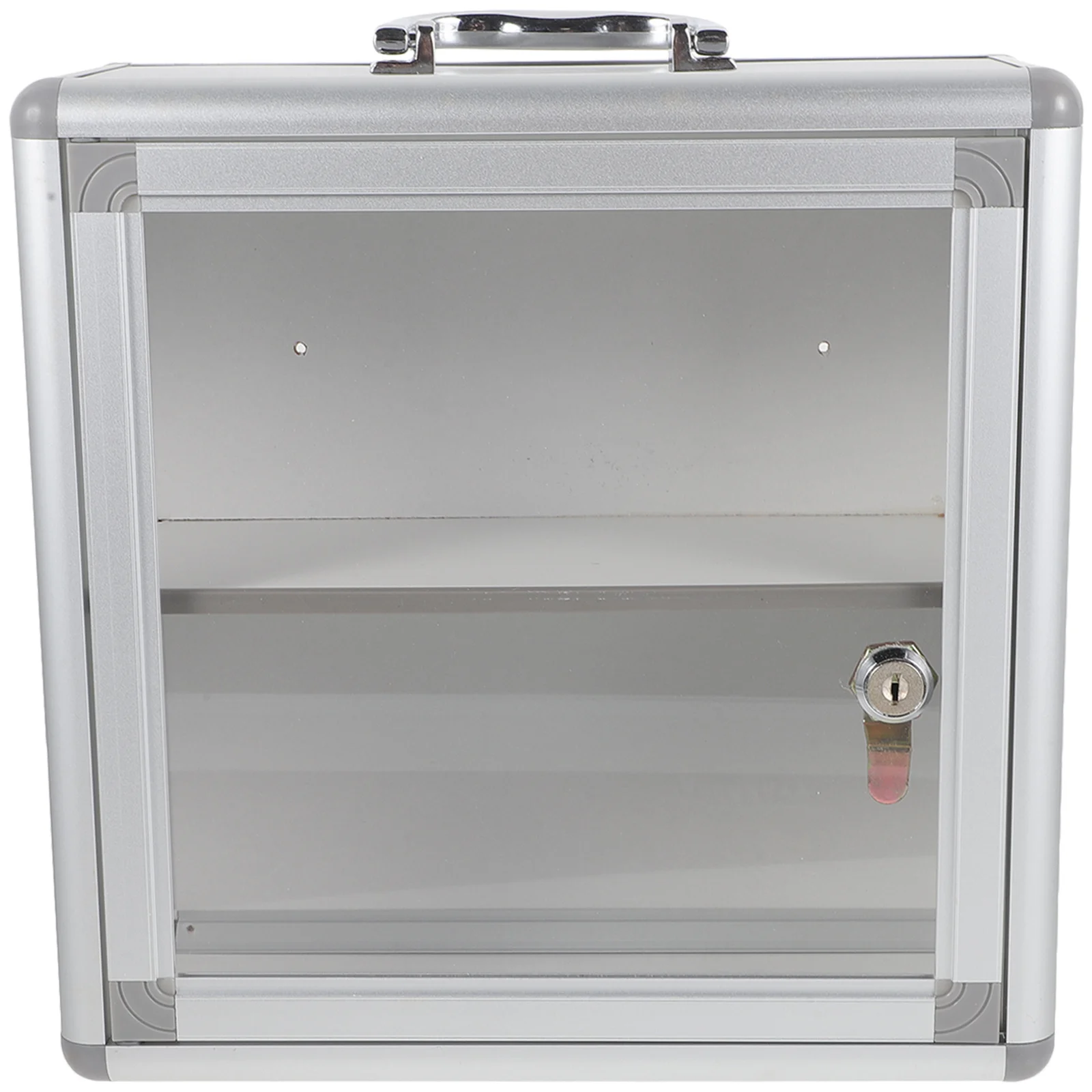 صندوق دواء مثبت على الحائط، قفل أمان معدني ذو سعة كبيرة، حافظة طوارئ للتخزين قابلة للقفل لمجتمع المكاتب المنزلية
