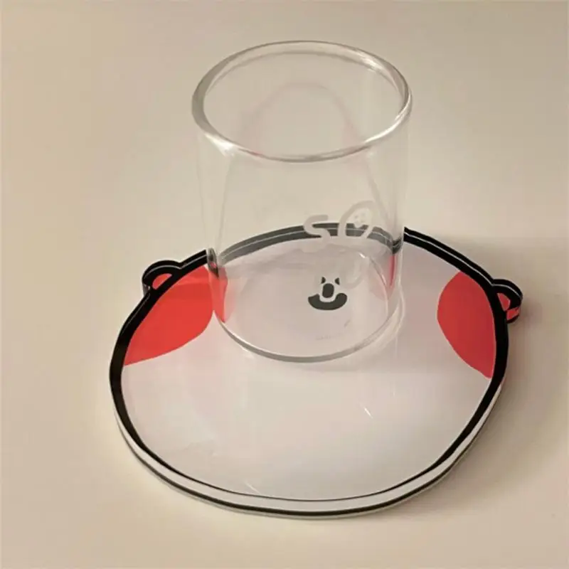 

1pc Cartoon Heat-resistant Bowl Pad Acrylic Coaster Cup Mat Pad Mug Holder Mat Coffee Drinks Placemats