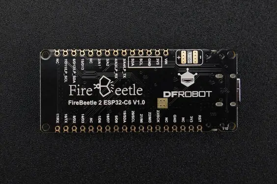 FireBeetle 2 ESP32 C6 IoT Development Board (Supports Wi-Fi 6, Bluetooth 5, Solar-Powered)