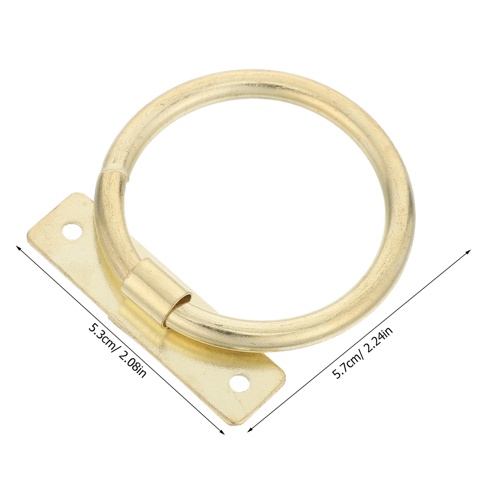 10Pcs Ring Pull Cabinet Handles Matte Finish Modern Minimalist Design for Drawer Wardrobe Cupboard Decorative Furniture Hardware