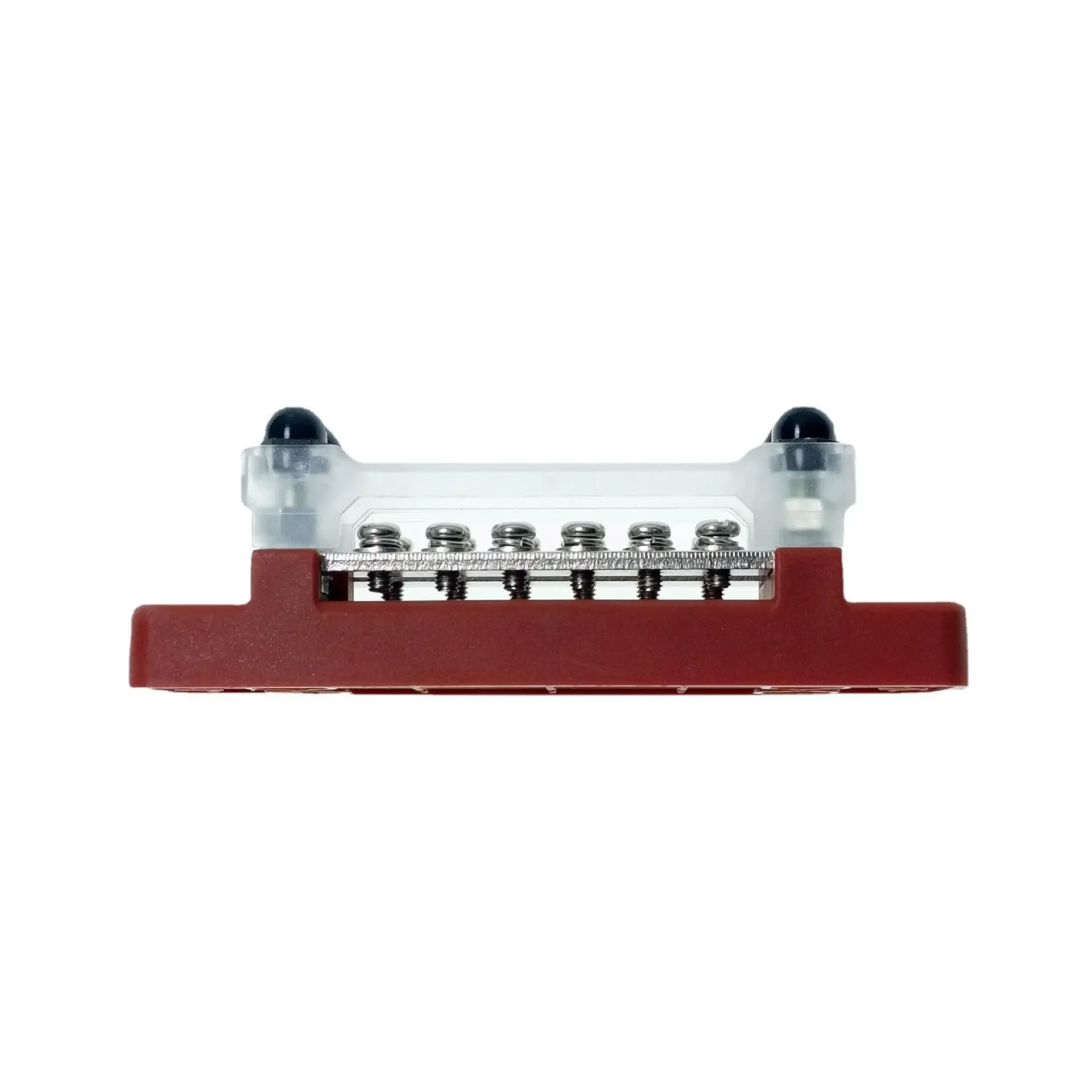 Busbar Double Row Straight Row Block With Cover 16 Way 2+6 M6 Current 250A For Rv Yacht