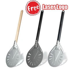 PizzAtHome 7/8/9 Inch Pizza Turning Peel Aluminum Pizza Shovel Pizza Peel Paddle Short Pizza Tool Oven Accessories