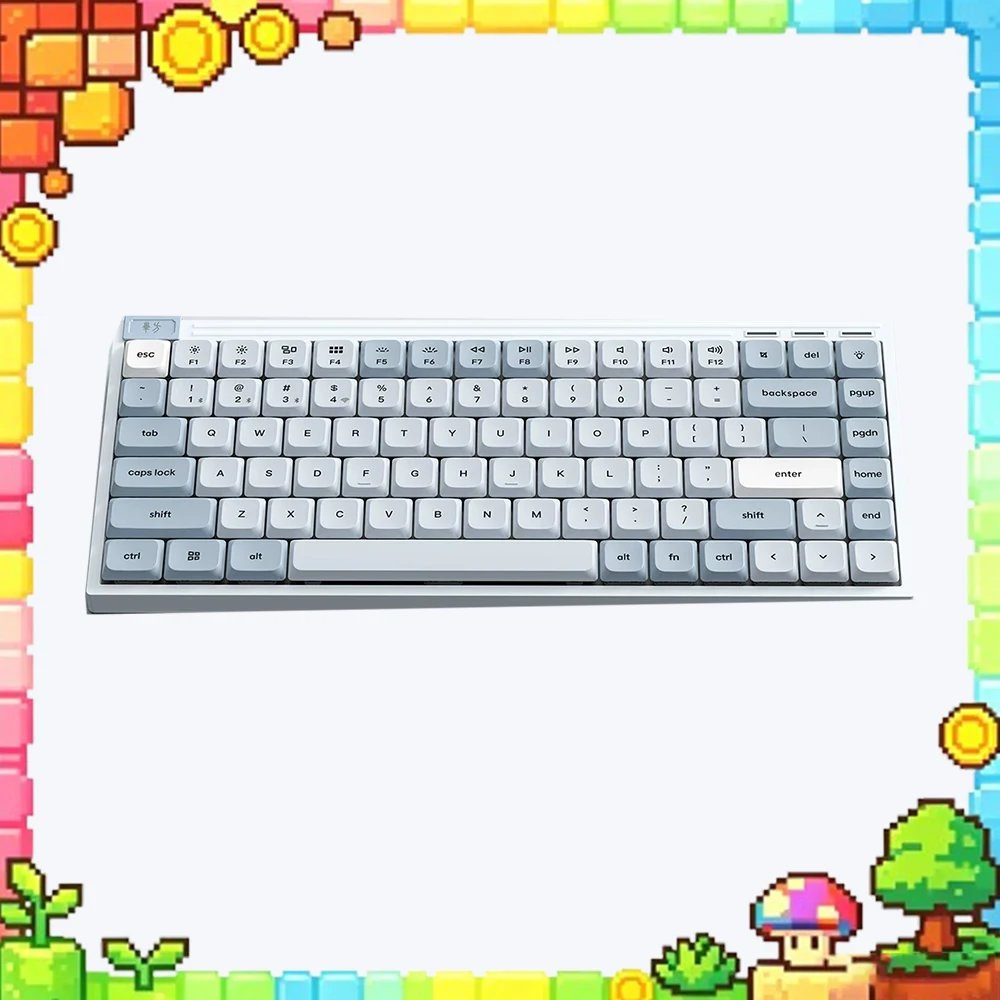 SKN Bifang Ultra Mechanical Keyboard Low Profile Tri Mode Wireless Dual 8K Gasket Quiet Slim Gaming Office Keyboard for PC Mac