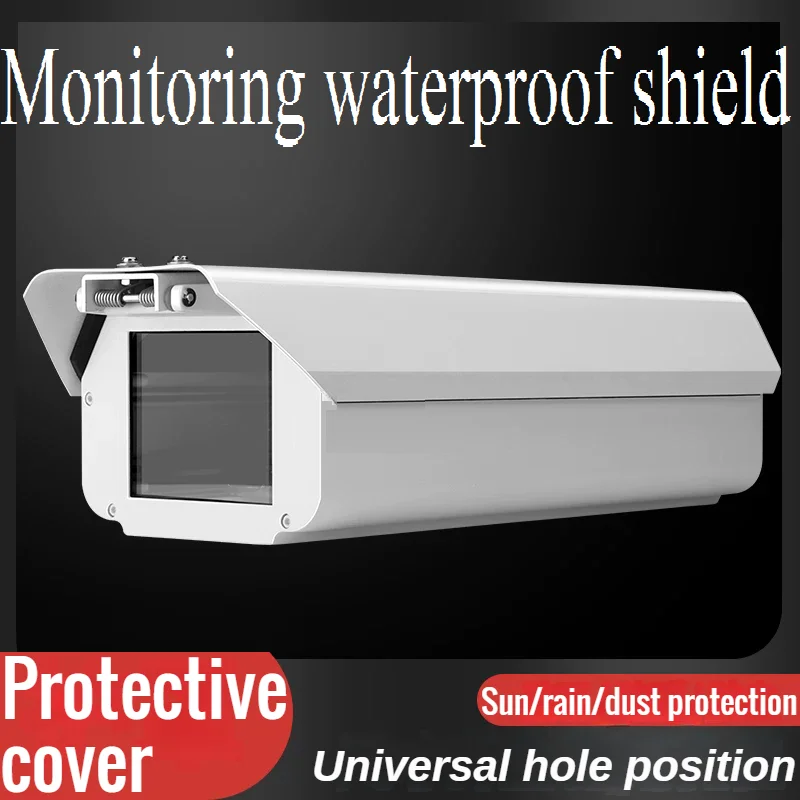Monitoring Camera waterproof shield, Aluminum Alloy shell 10/12/15-inch shield, Protective case Outdoor Waterproof Enclosure Box