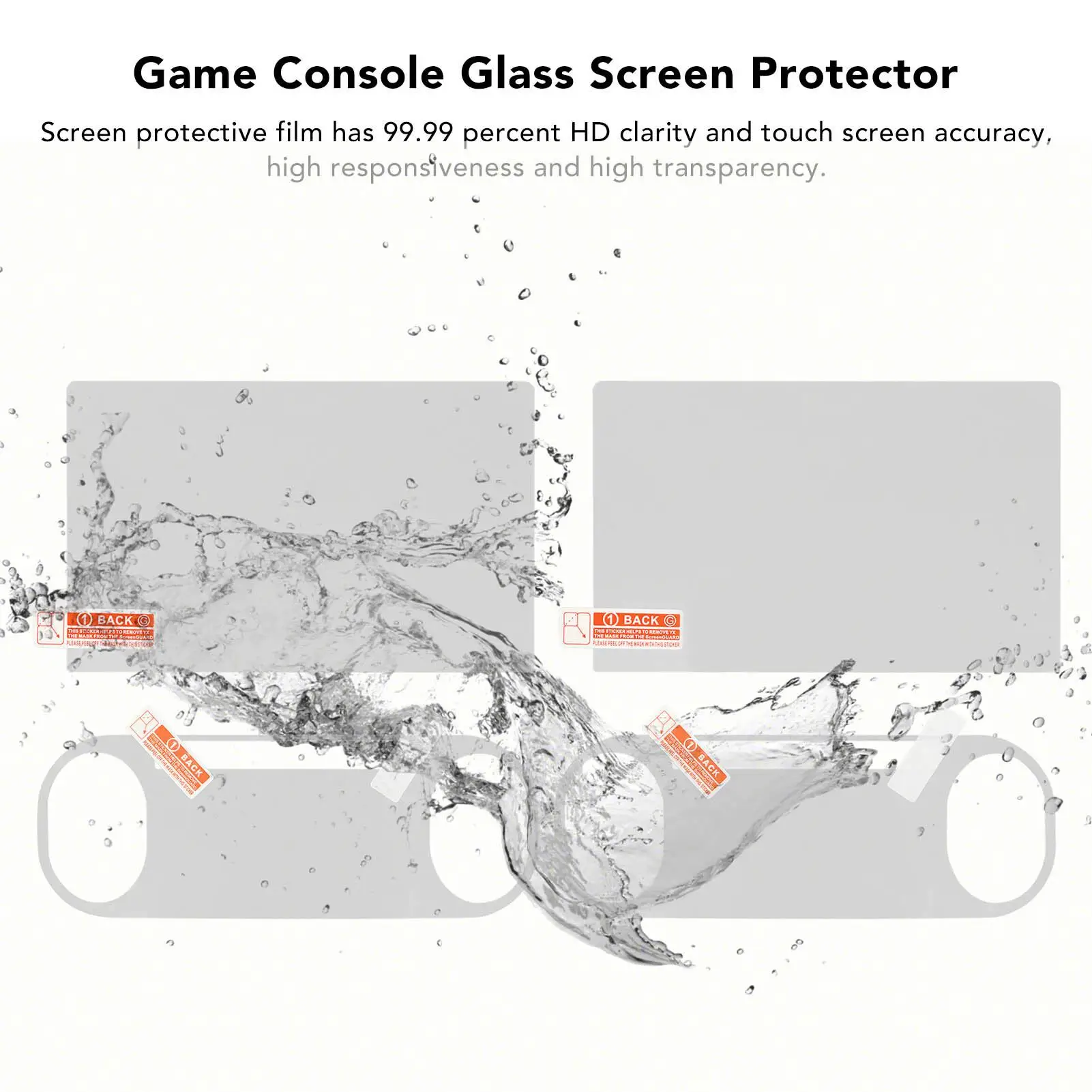 Proteggi schermo trasparente HD con durezza 9H per PlayStation Vita 2000 - Pellicola in vetro antigraffio