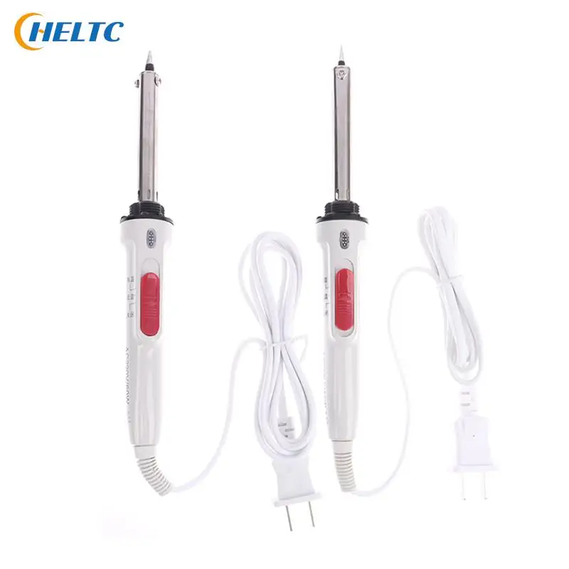 Rubber Handle 60/100W Electric Soldering Iron Double Temperature Control With Switch Welding Pen  Temperature Welding Tool