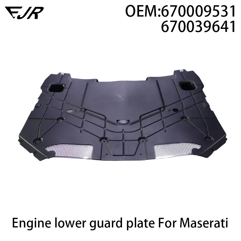 

670009531 670039641 Suitable for Maserati Ghibli M157 Quattroporte M156 Cars Accessories Engine Lower Protection Plate