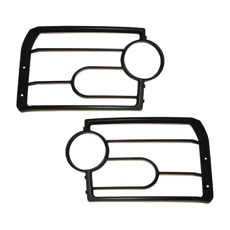 AS57-Front Light Guards Set For Land Rover LR3 Discovery 3 2005-2009 VUB501200 New Headlight Protection Frame