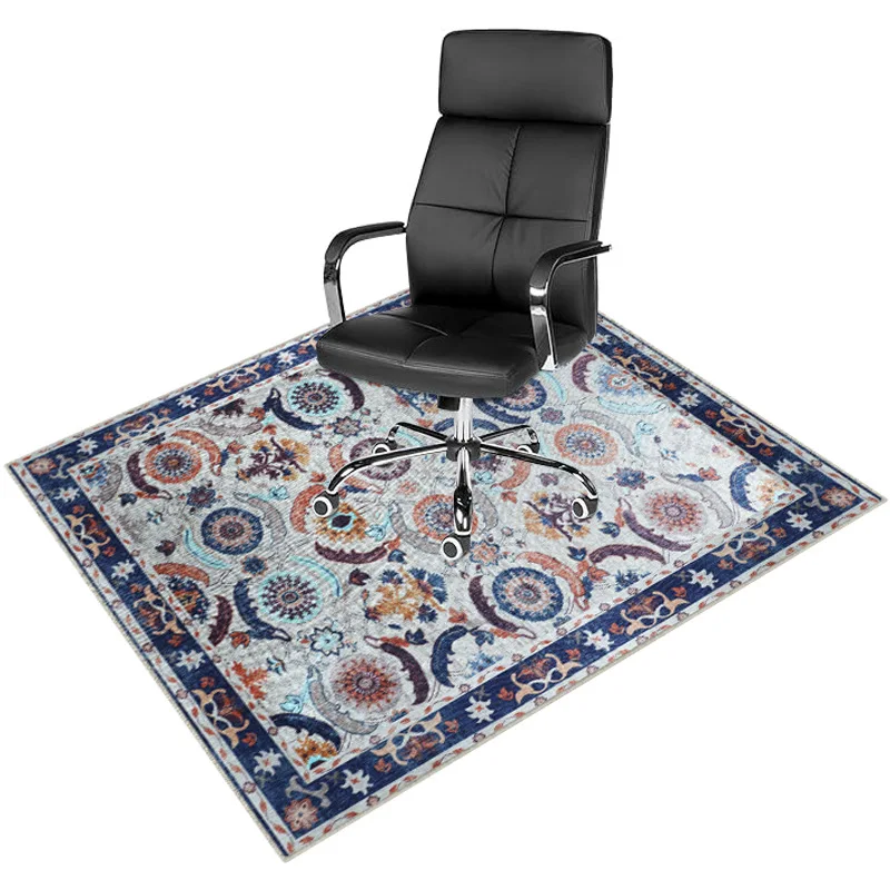 

Printed desk floor mat, swivel chair anti-skid mat, glue-free self-adhesive anti-skid floor mat