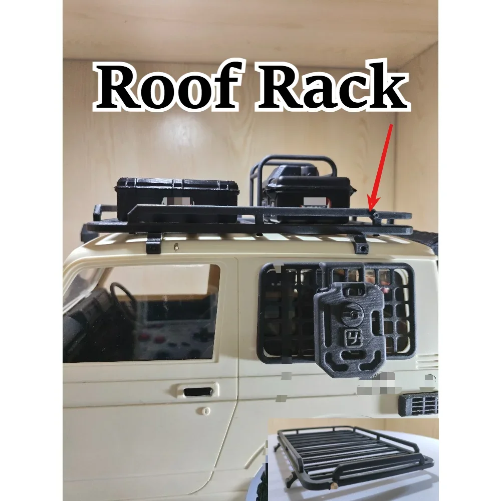 RC Off Road Expansion Luggage Rack custom size For WPL C74 1/12 Crawler Simulation Roof Carrier Upgrade Spare Accessory