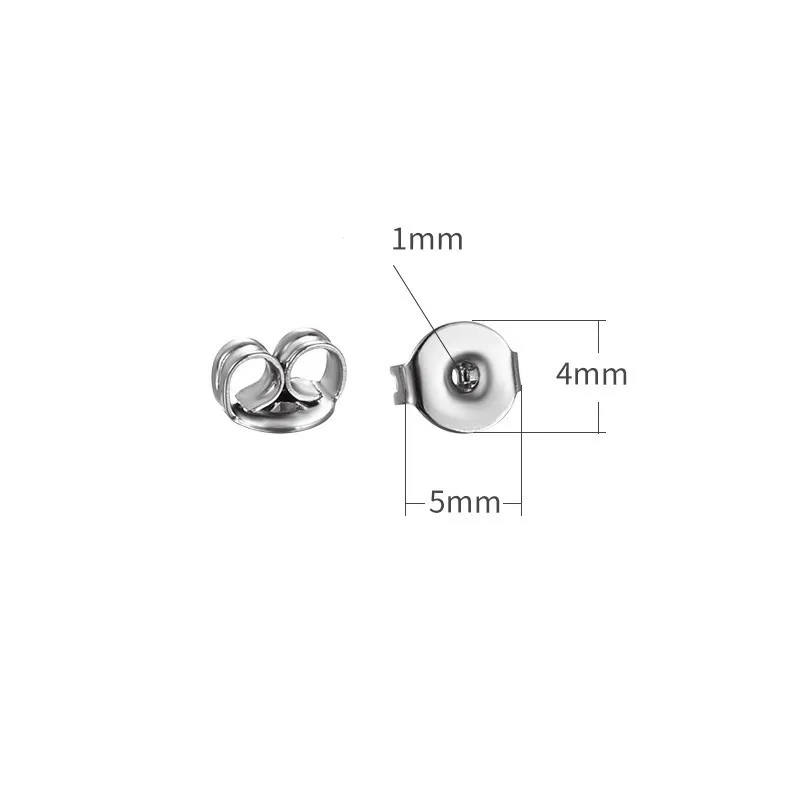 2023 Anti slip flying saucer ear plug Ear buckle Fixed ear stud Plug Anti drop buckle Ear cap Rear plug Accessories