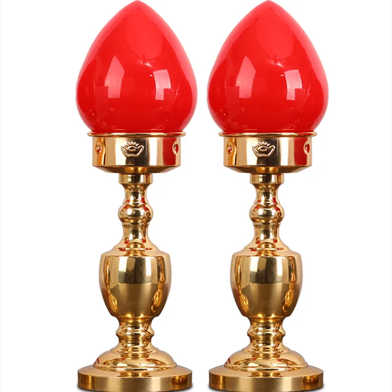 2pcs Buddhist utensils lamps and lanterns Consecrate pray for auspiciousness decor  christmas decoration