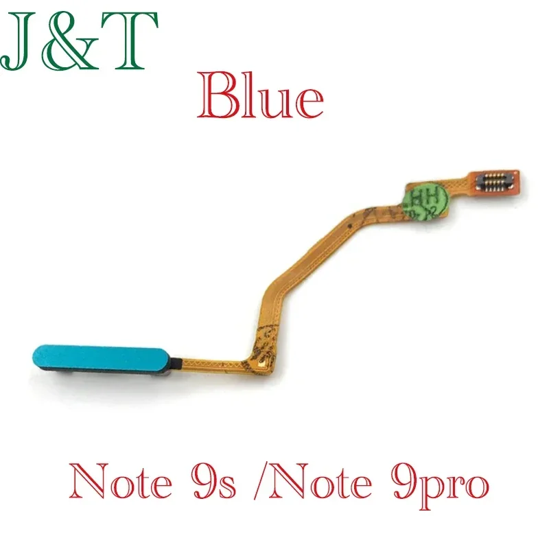 Fingerprint For Xiaomi Redmi Note 9s note 9 pro Home Button Fingerprint Menu Return Key Sensor Flex Cable