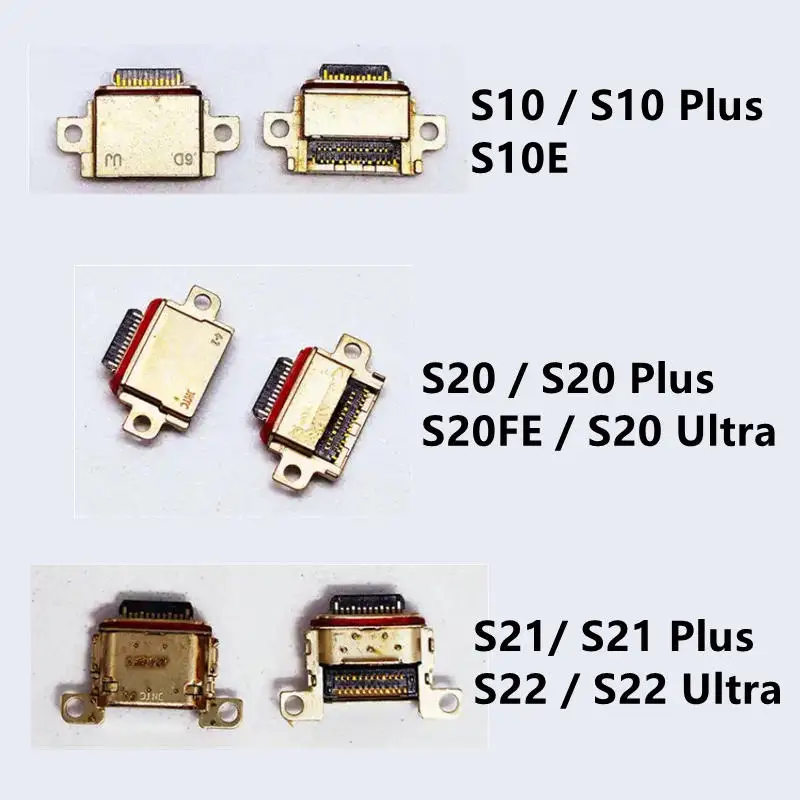 

10pcs USB Charging Port Connector For Samsung S22 S10 Plus S10E S20 S20U S21+ S21 Ultra Note 10 Plus Charger Plug Dock