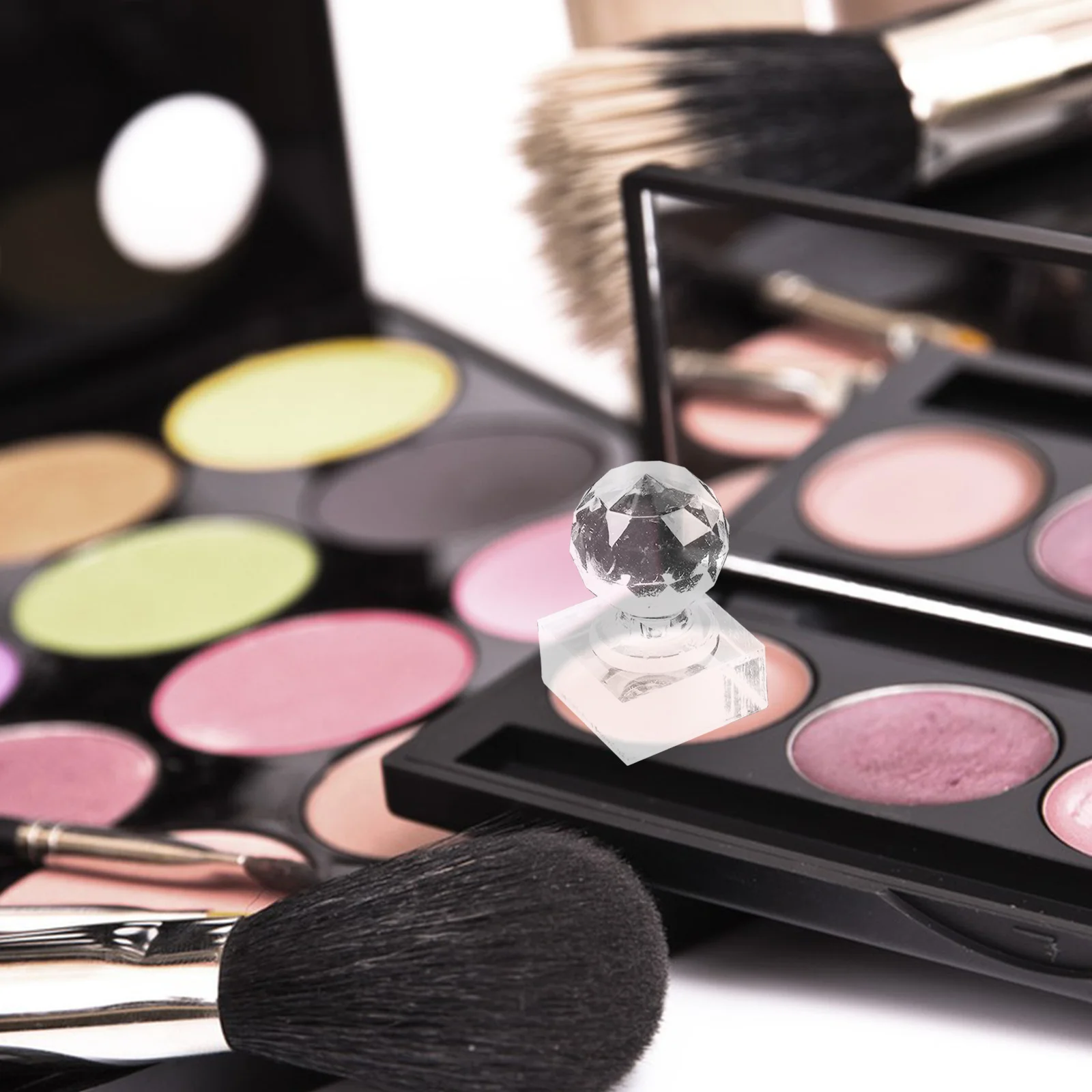 Eyeshadow Press Tool Stamper Acrylic Powder Pressing Seal DIY Eye Shadow Repair Tool Compact Stamper Pressed Seal