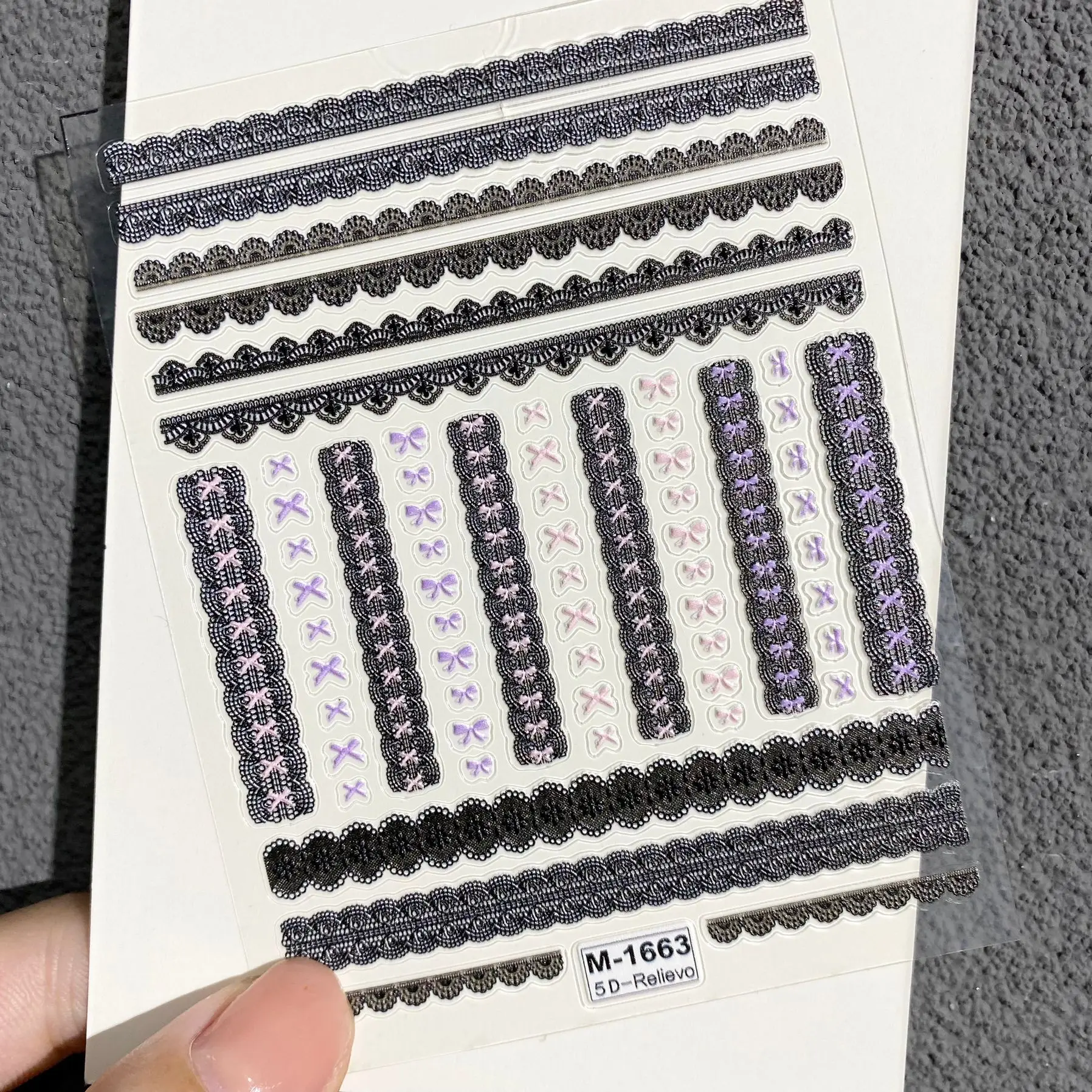 MINKYS New Arrival 3pcs/pack Kpop Toploader Decorative Stickers Nail Sticker Set Stationery