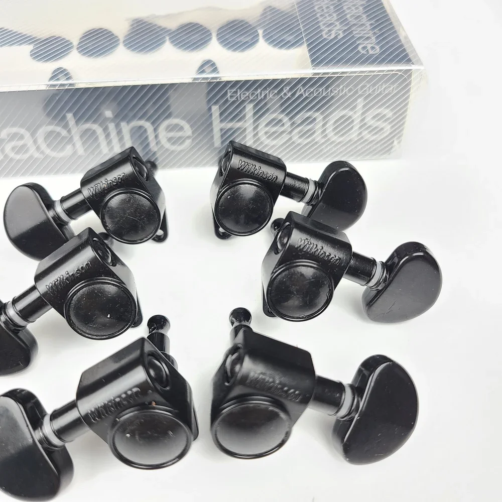 

Electric Acoustic Guitar WJ303 Black Wilkinson 3+3 Tuning Keys Pegs 19:1 Guitar Machine Heads Tuners For Les Paul LP SG Style