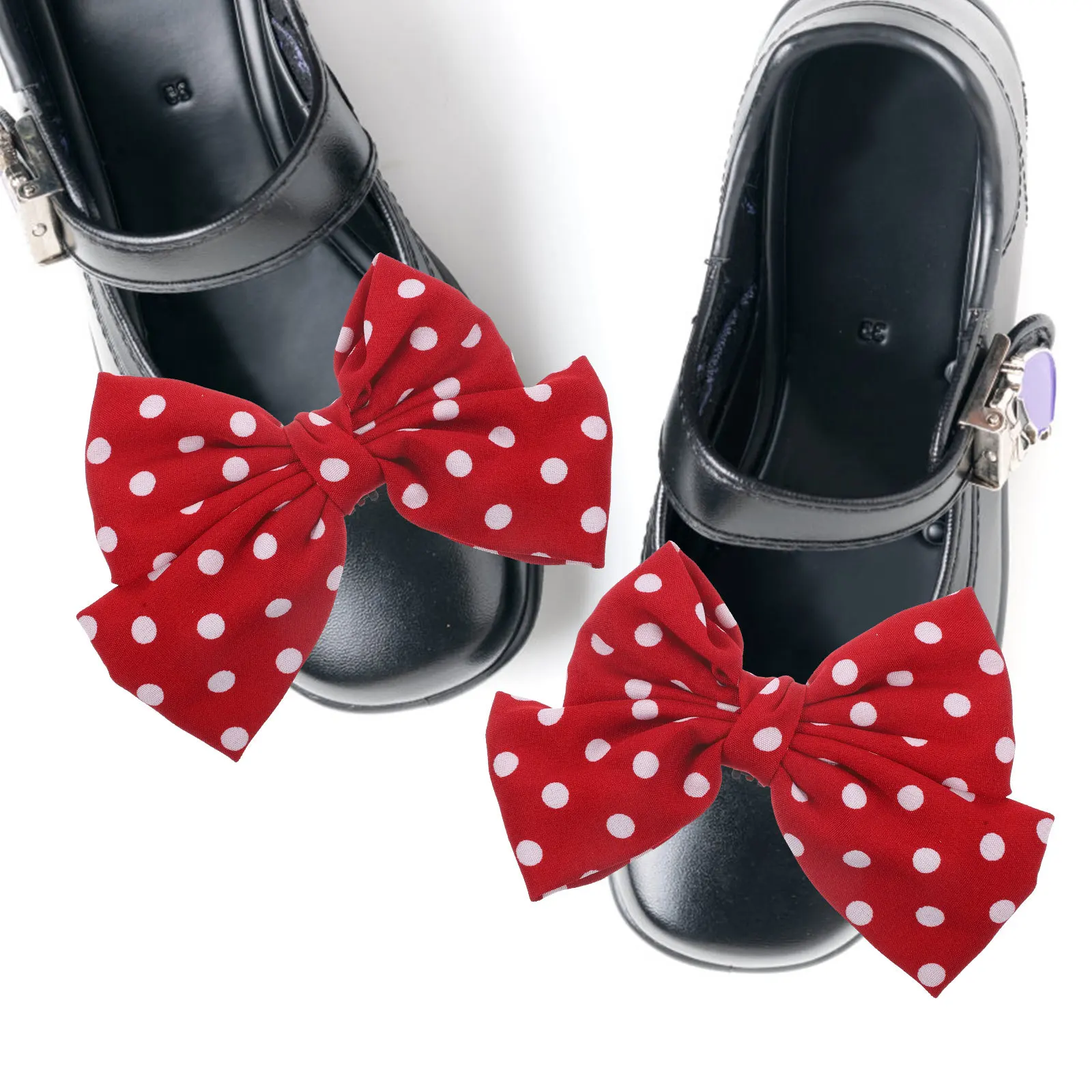 

Bowknot Shoe Charms Clip for Shoes Shaped Accessories Decoration Clips Removable