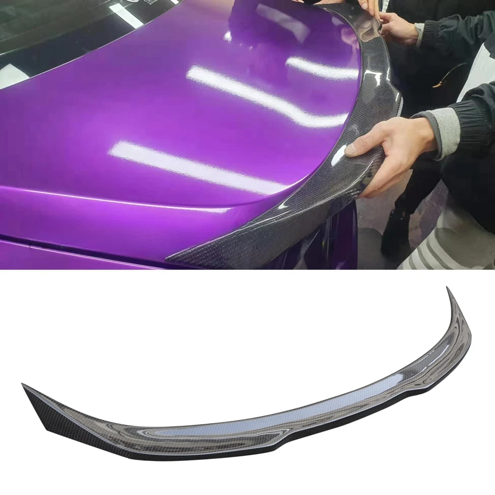 

CS Style Carbon Boot Lip Rear Trunk Spoiler Wing for G70 Genesis Hyundai Ducktail 2017-2020