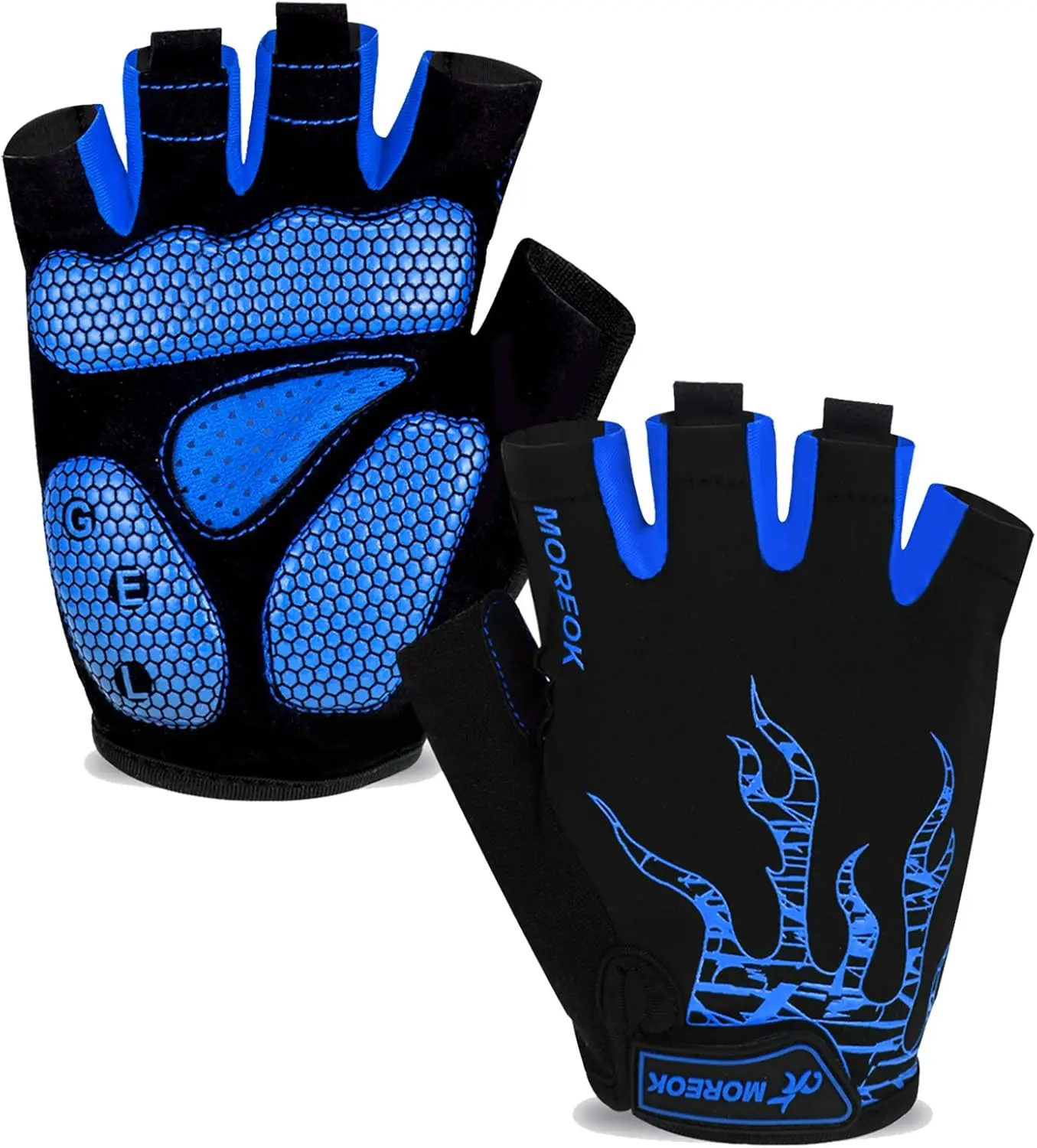 

Cycling Gloves Bike Gloves for Men/Women-[5MM Gel Pad] Half Finger Bicycle Biking Gloves for Cycling/Weight Lifting/Gym/Motorcycle/Rowing/Outdoor Sports