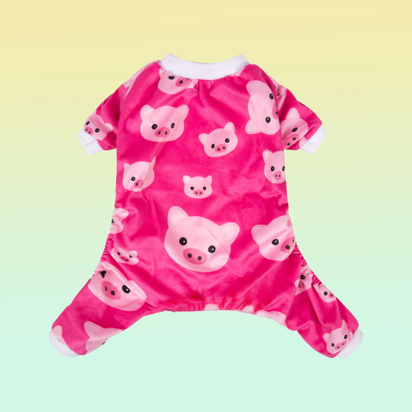 Dogs Pajamas Pink Pig for Small Dogs Soft Material Stretchable Dog Jammies Cat Pajamas Dog Apparel