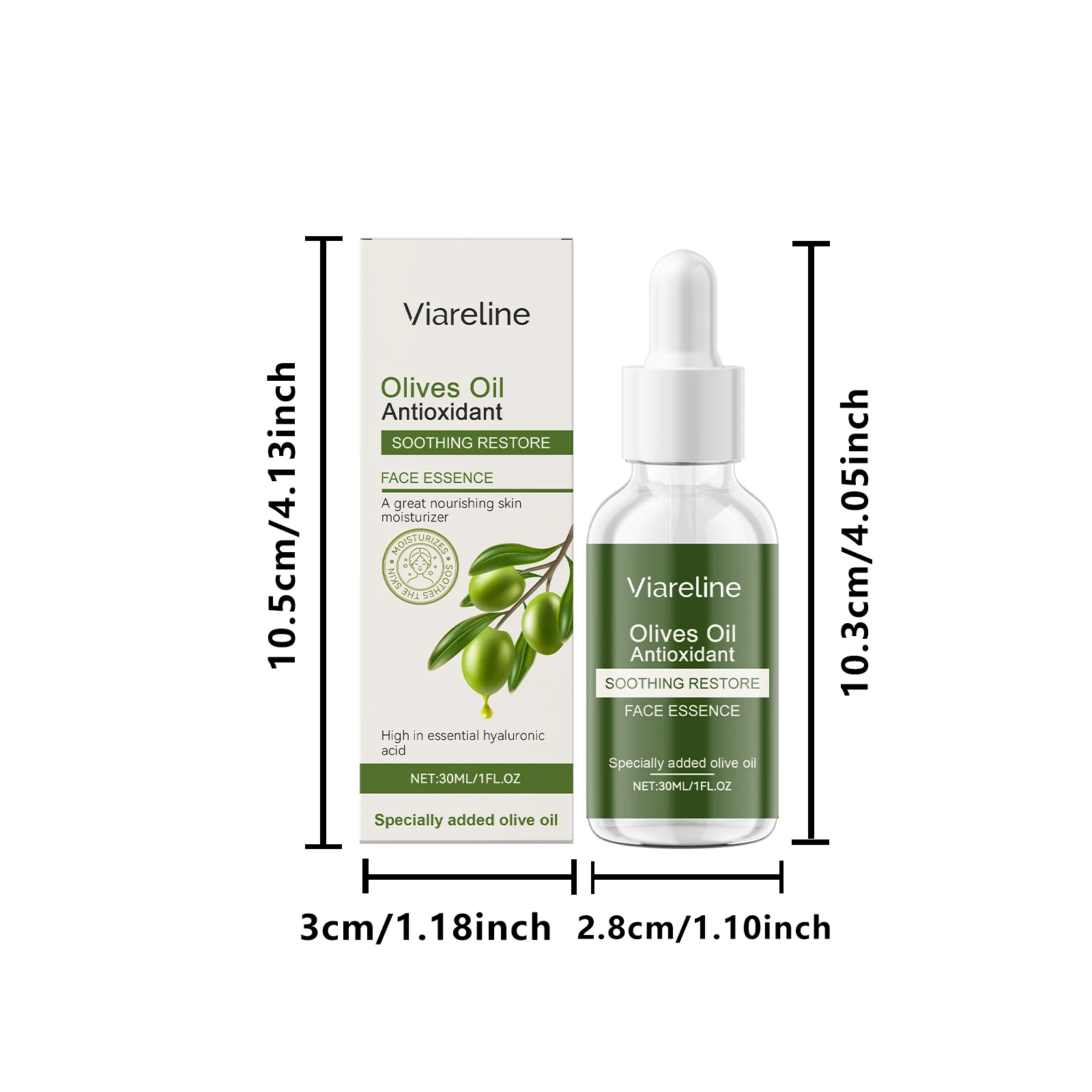 سيروم زيت الزيتون فيراريلاين للوجه مضاد للأكسدة مهدئ لتحسين الخشونة ومغذي عميق وتنعيم بشرة الوجه