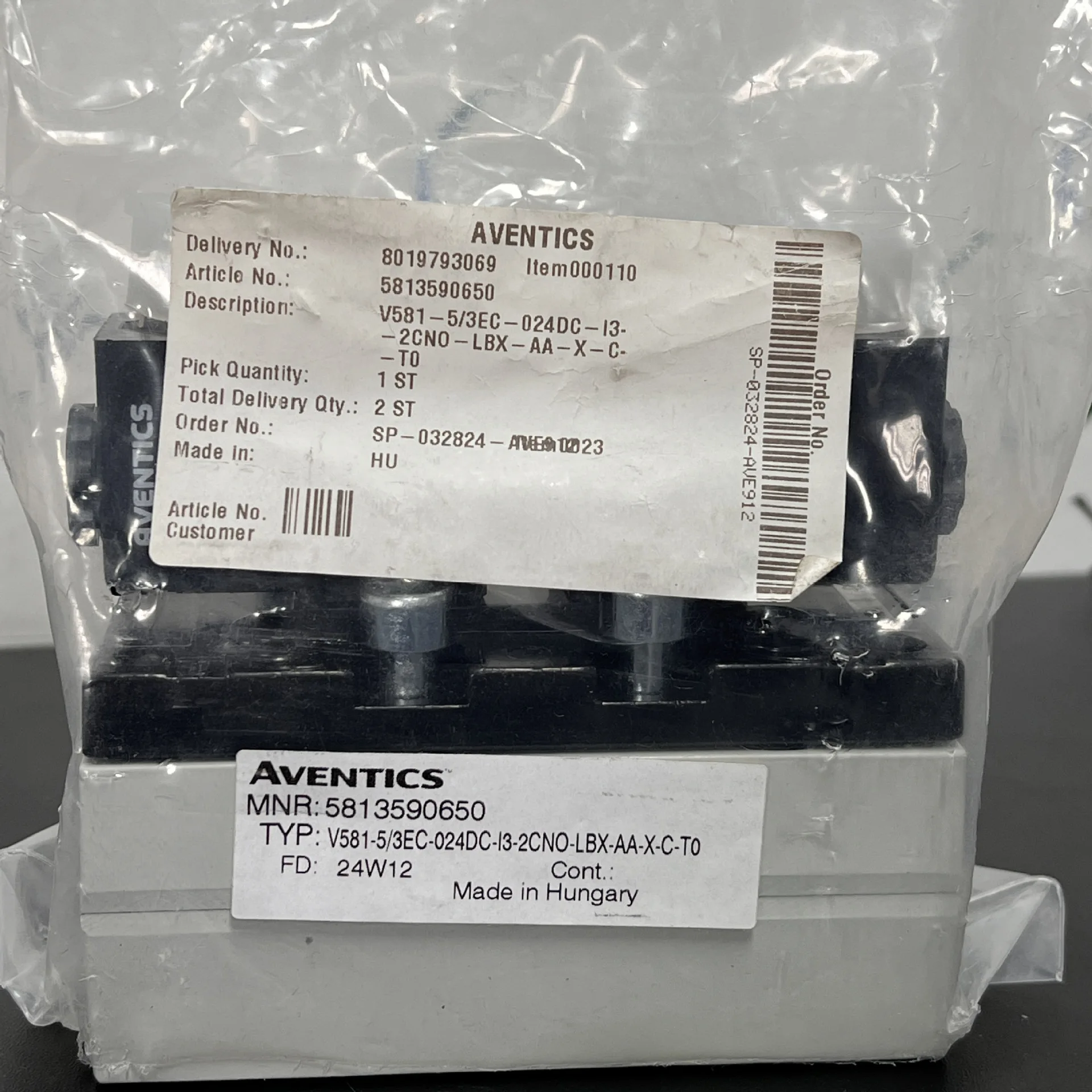 2025 AVENTICS Anwochi صمام عكسي ثلاثي المواضع بخمسة اتجاهات 5813590650 بقعة Shanghai Senlayer