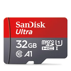 SanDisk - بطاقة ذاكرة مايكرو إس دي أصلية، TF Class 10 UHS-1، فلاش، لسامسونج، كمبيوتر شخصي، 256 جيجابايت، 128 جيجابايت، 64 جيجابايت، 32 جيجابايت أعلى 8 بيع روبوت الهاتف الخليوي - No1