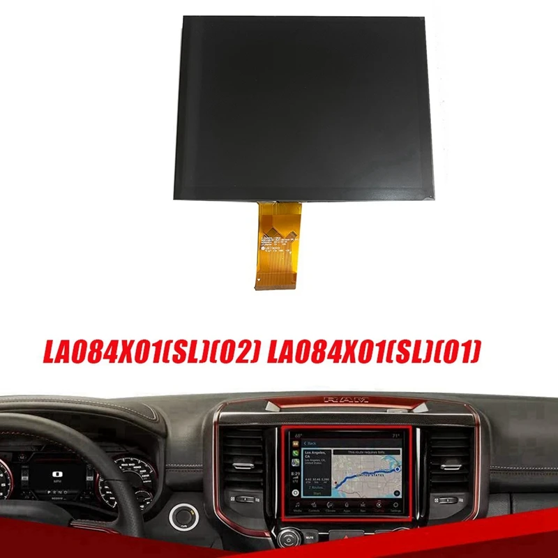 Car Navigation Radio 8.4Inch Uconnect 4C UAQ LCD Display Screen LA084X01(SL)(02) For Jeep RAM Chrysler Charger 2017-2022-A92D