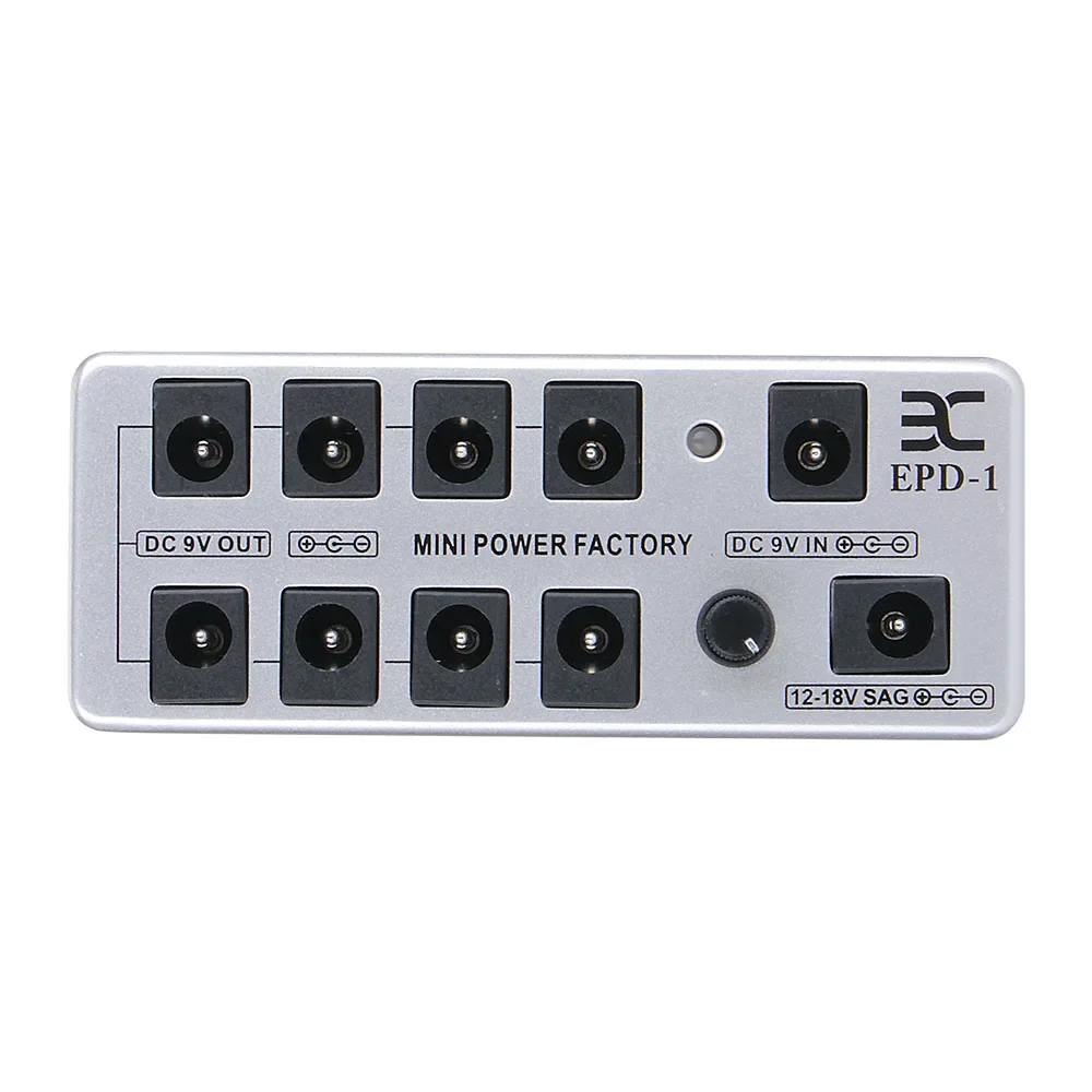 إينو تأثير الغيتار دواسة إمدادات الطاقة البسيطة 8-قناة الطاقة قابل للتعديل الجهد الناتج تيار مستمر 9 فولت خارج/في واحد سحب ثمانية صندوق الطاقة #2