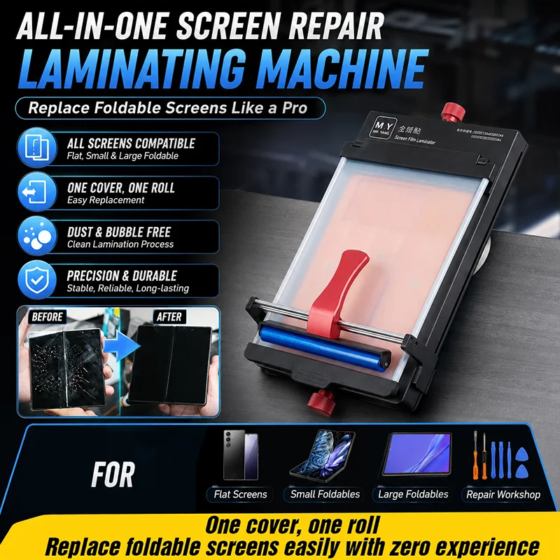 MY MRYANG Screen Film Laminator Easy Screen Replacement For All Foldable And Flat Screens Professional Phone Repair Tools