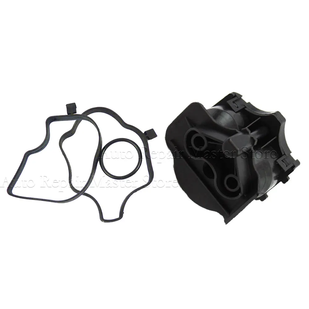 For BMW E87 E46 E90 E91 E60 E83 118d 318d 320d 520d Crankcase Oil Filter Breather Valve Kit 11127799224 11127799367