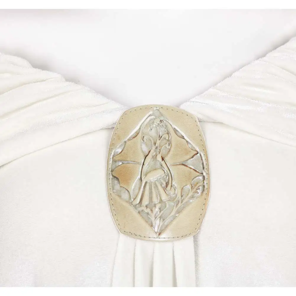 Padme косплей Amidala белый плащ фильм космическая битва костюм для ролевых игр для женщин женский Хэллоуин карнавальные наряды для вечеринок платье