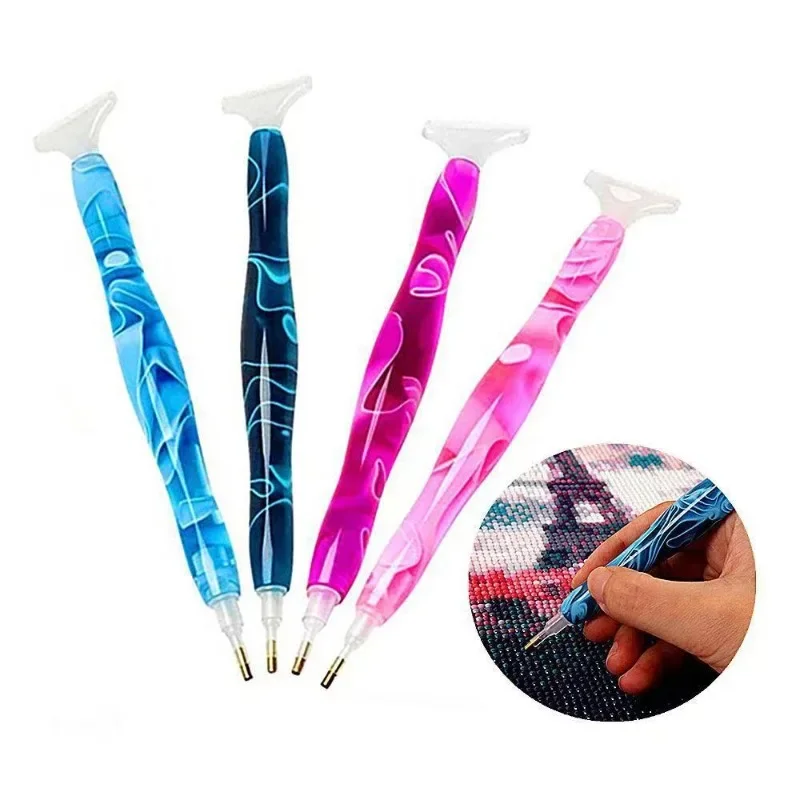 Painting Pen Resin Point Drill Pen Replaceable Metal Point Drill Pen Head Cross Stitch Diamond Painting Accessories