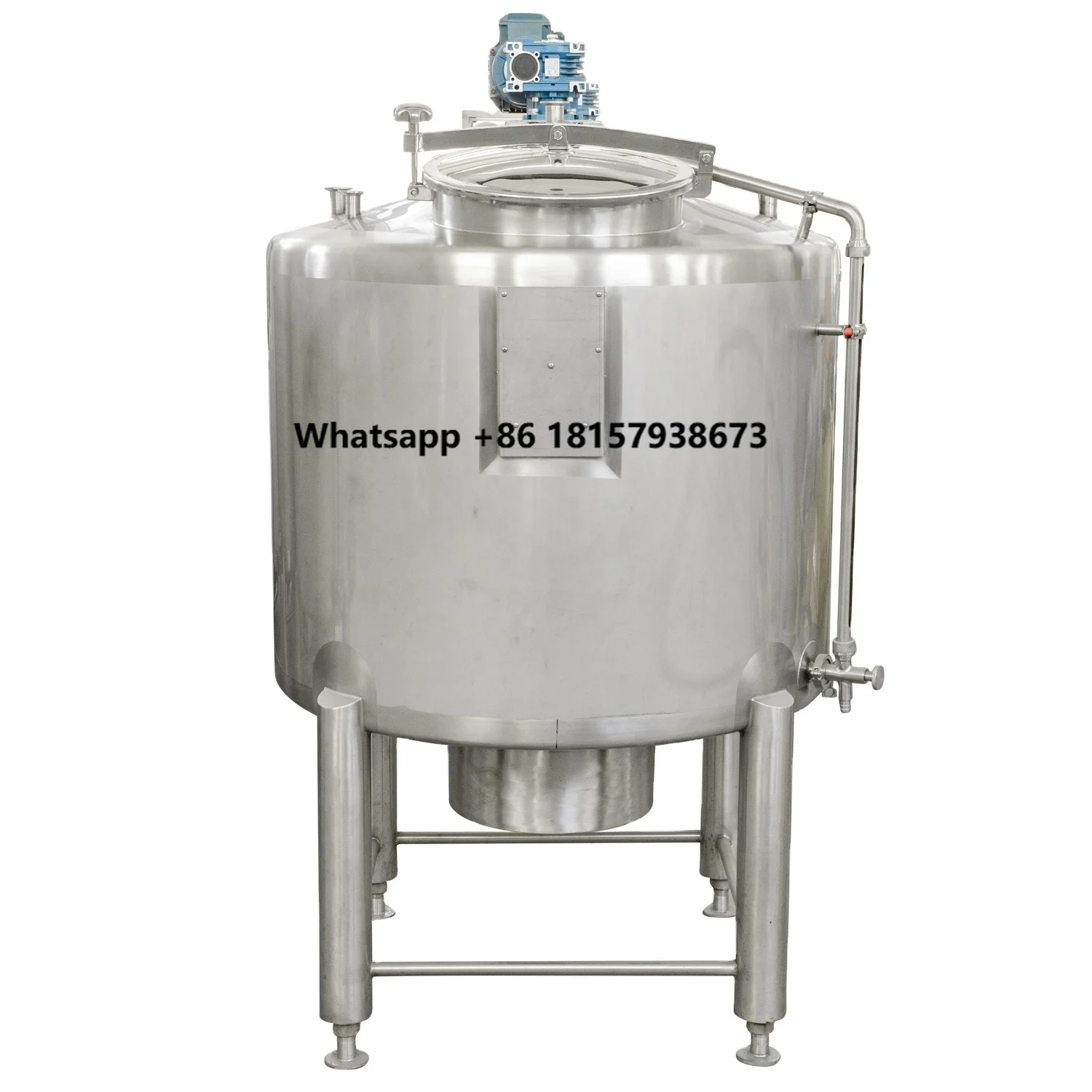 

Stainless Steel 500l 1000l 2000l Electric Heating Wine Fermenter Tank Brewery Beer Fermentation Tank