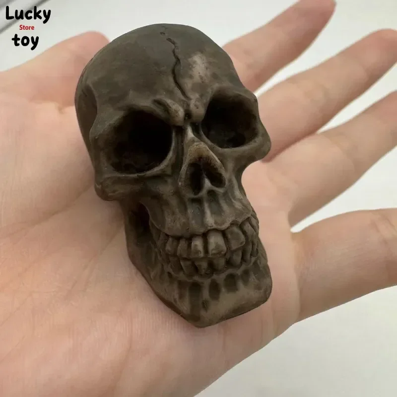 

1/6 Scale Soldier Resin Skull Handmade Model for 12" Action Figure Accessory Ornaments Decoration Display Toy