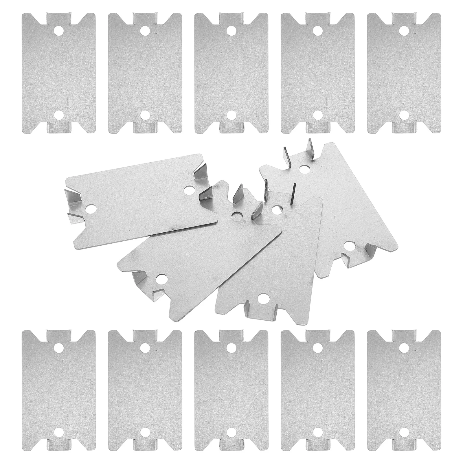 

50 шт. защитные пластины для кабеля, сверхмощные деревянные гвоздиные пластины для установки проволочных труб, защита шнура, ремонт металлических кронштейнов