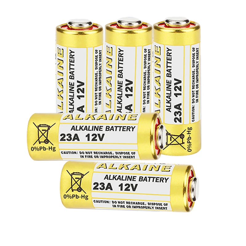 5 x 23A 12V Alkaline Battery 23 A23 23gp MN21 L1028 MS21 V23GA VR22 Primary Dry Batteryies