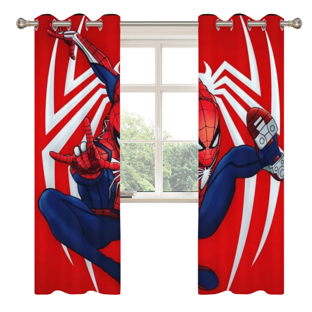 Marvel SpiderMan Blackout Curtains For Living room Bedroom