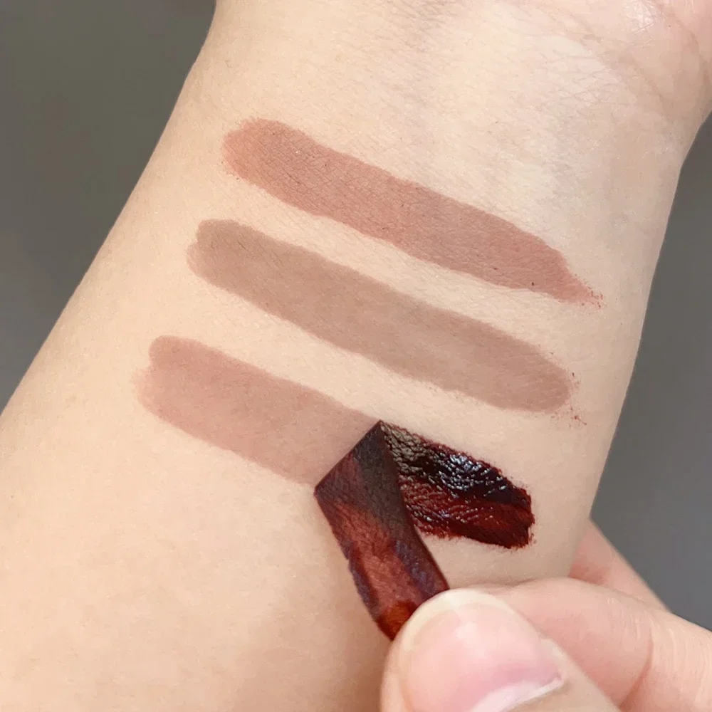 Lápis labial líquido fosco, tatuagem à prova d'água, delineador labial descascar tatuagem, brilho labial, contorno, copo antiaderente, maquiagem cosmética