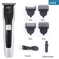 HTC Hair Cutting Machine Haircut Machine Electric Hair Clipper Professional Hair Trimmer For Men Barber With Wire EU Plug