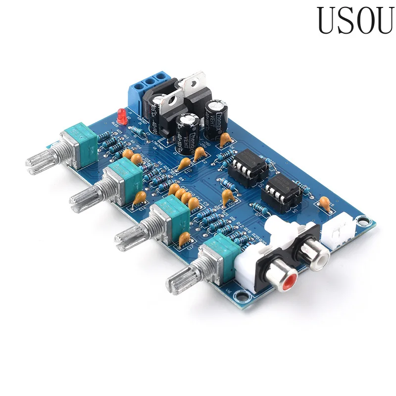 Power Amplifier Tone Board, Preamp Board, NE5532 Amplification & Conditioning Board, M164 Treble/Bass Adjustment Board