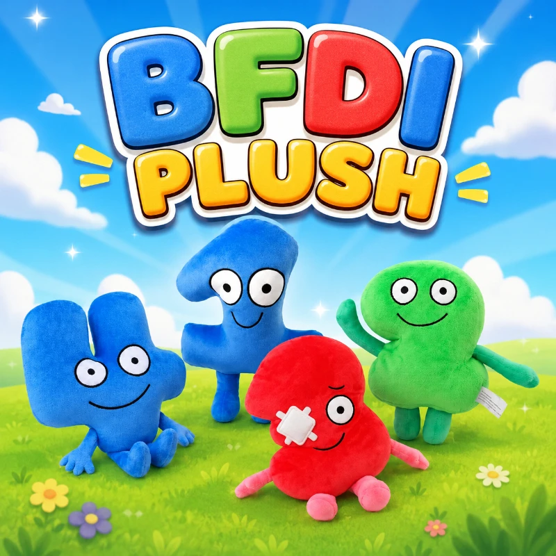 

Hot Sale 2026 New BFDI Plush Toy Battle For Dream Island Anime Stuffed Doll Soft Plushies Kids Birthday Party Gift Toys