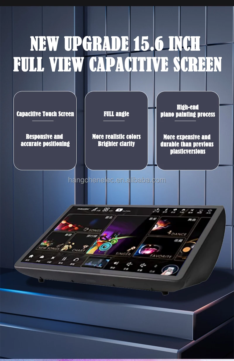 

5 in 1 6T 19.5 inch Touch Screen Home Theater KTV Karaoke System