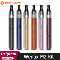 Original GeekVape Wenax M2 Pod Kit 16w Electronic Cigarette Vape 1200mAh Battery with 2ml Wenax M Cartridge 0.8ohm Vaper