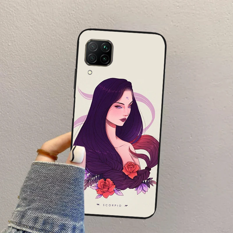 Horoscope Girl Scorpio Taurus Virgo For Huawei Nova 5T 10 9 SE 7i 8i 11i Y60 Y61 Y70 Y90 P40 P20 P30 Lite P60 Pro P Smart Case