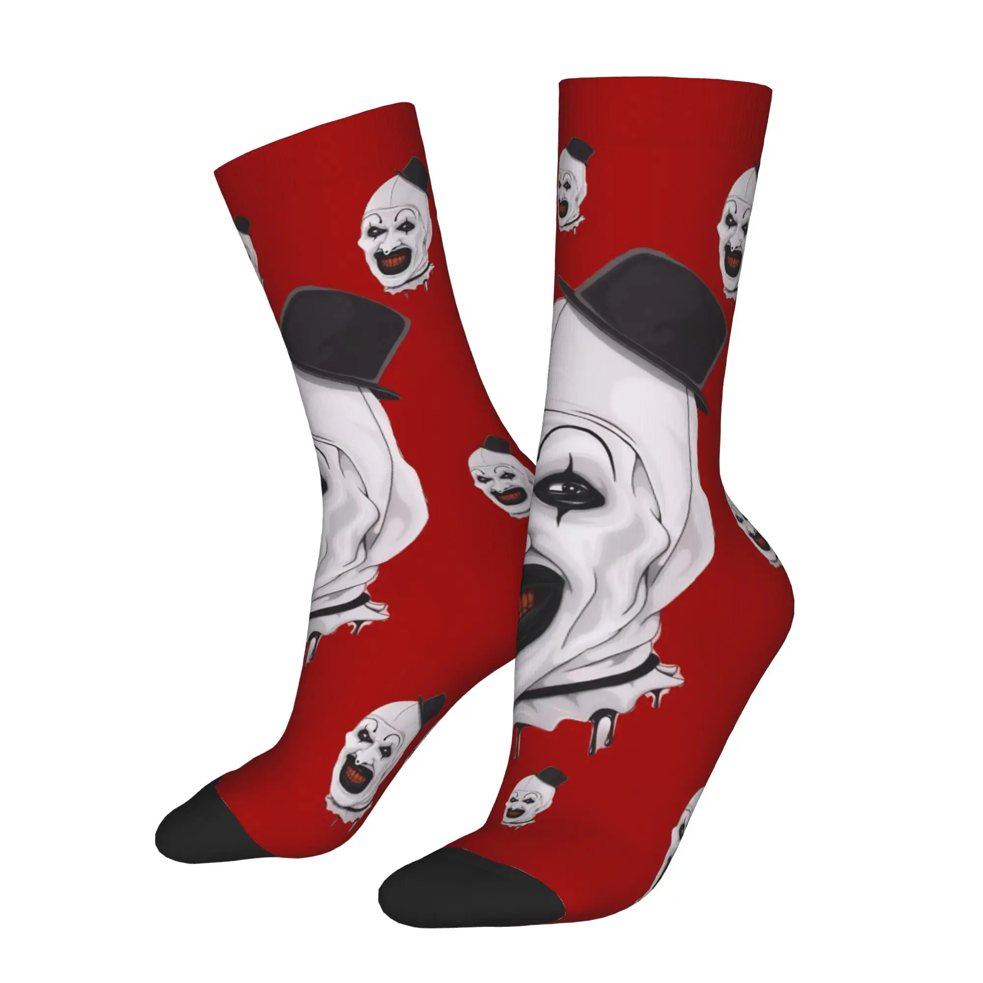 Winter Warm Cool Unisex Terrifier Socks Horror Movie Sweat Absorbing Sports Socks