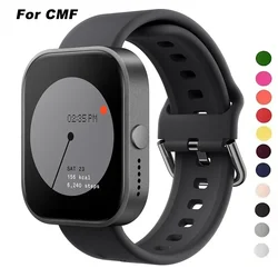 Watch Band For CMF by Nothing Watch Pro Strap Sports Silicone Replacement Wristband Correa For CMF Watch Pro Bracelet Belt 22mm