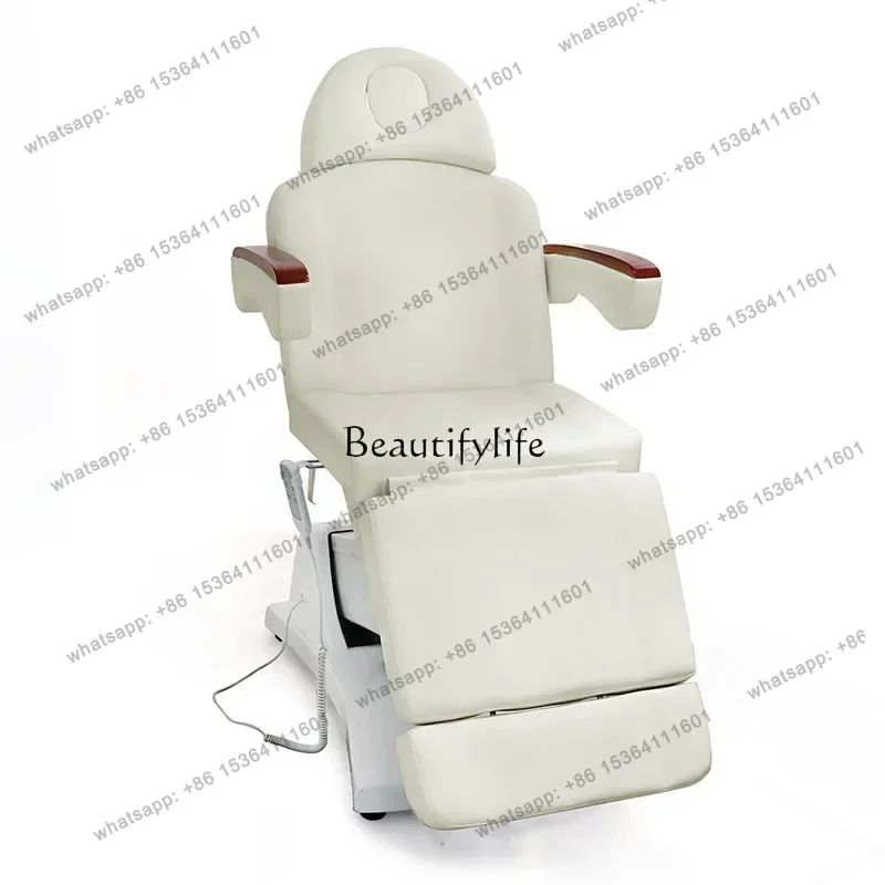 

D06*Electric Beauty Massage Chair Upgradeable One-Click Reset Lifting Spa Massage Care Facial Bed
