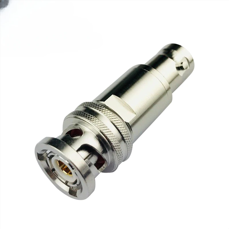 Triple Coaxial PL75 To Coaxial BNC-K Adapter, Three Bayonet BNC Male To Two Bayonet BNC Female 1533B